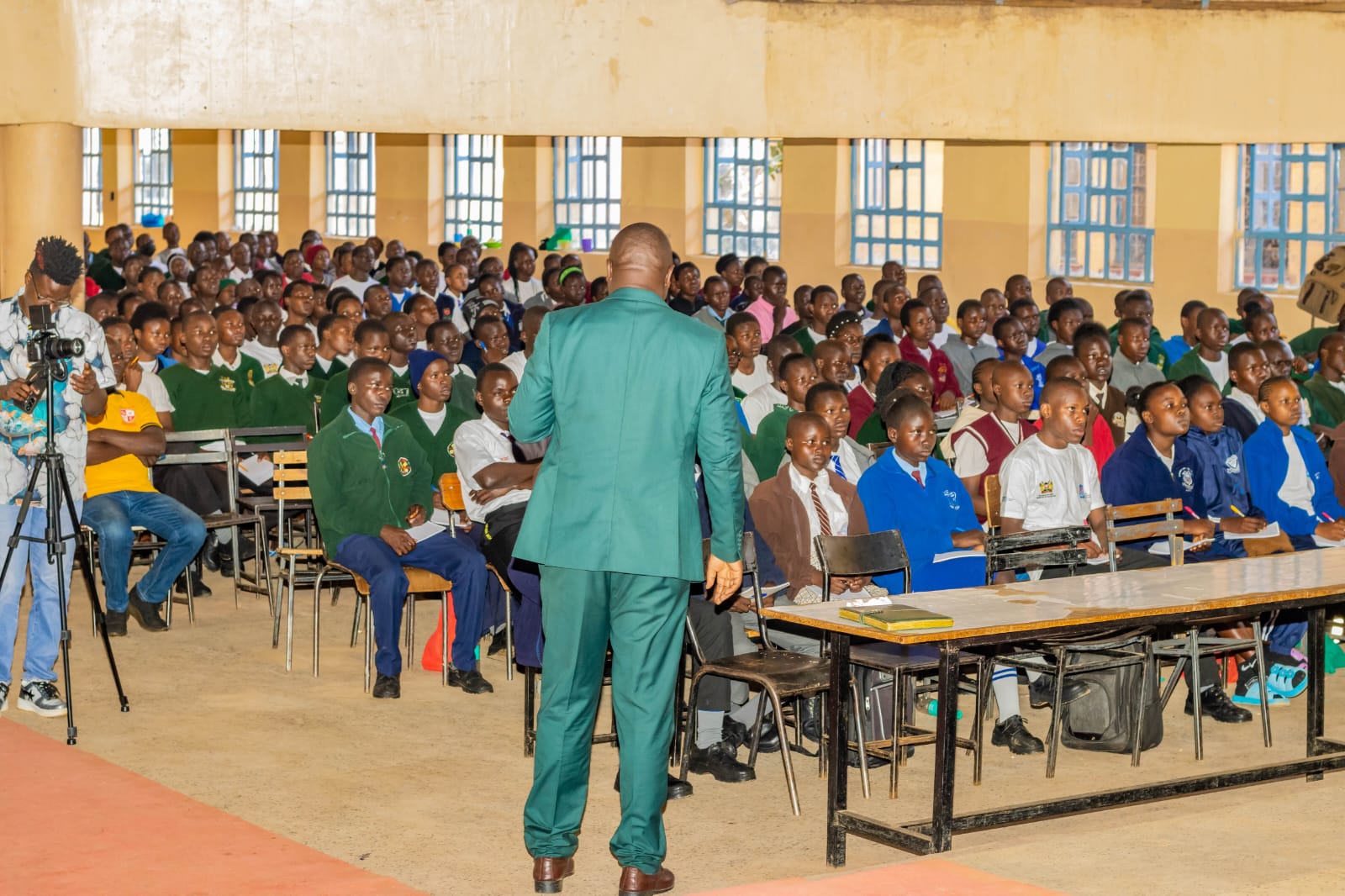 Mwalimu Malata Benson in the field